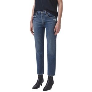 Agolde Kye Mid Rise Straight‎ Crop Jeans Notion 24